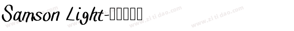 Samson Light字体转换